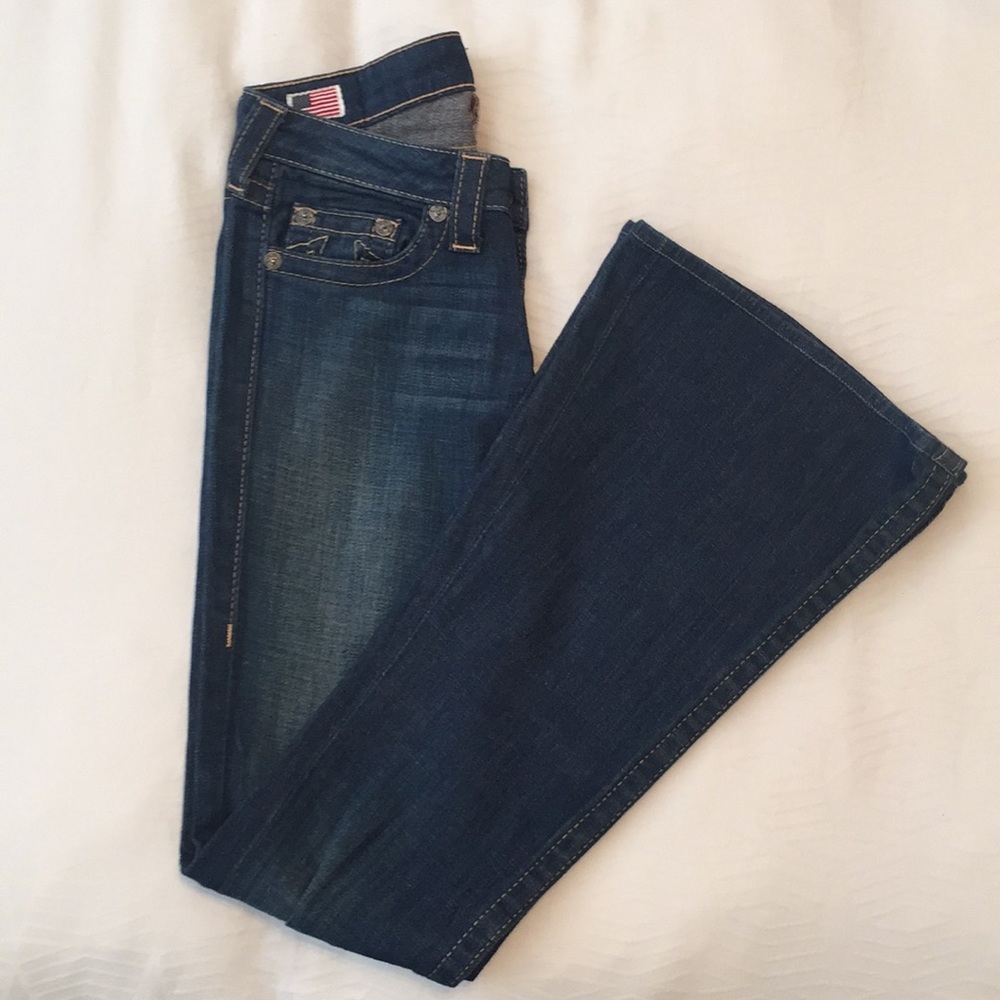 True Religion Brand Jeans Flares. Size 24. EUC